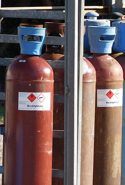 Acetylene cylinder disposal